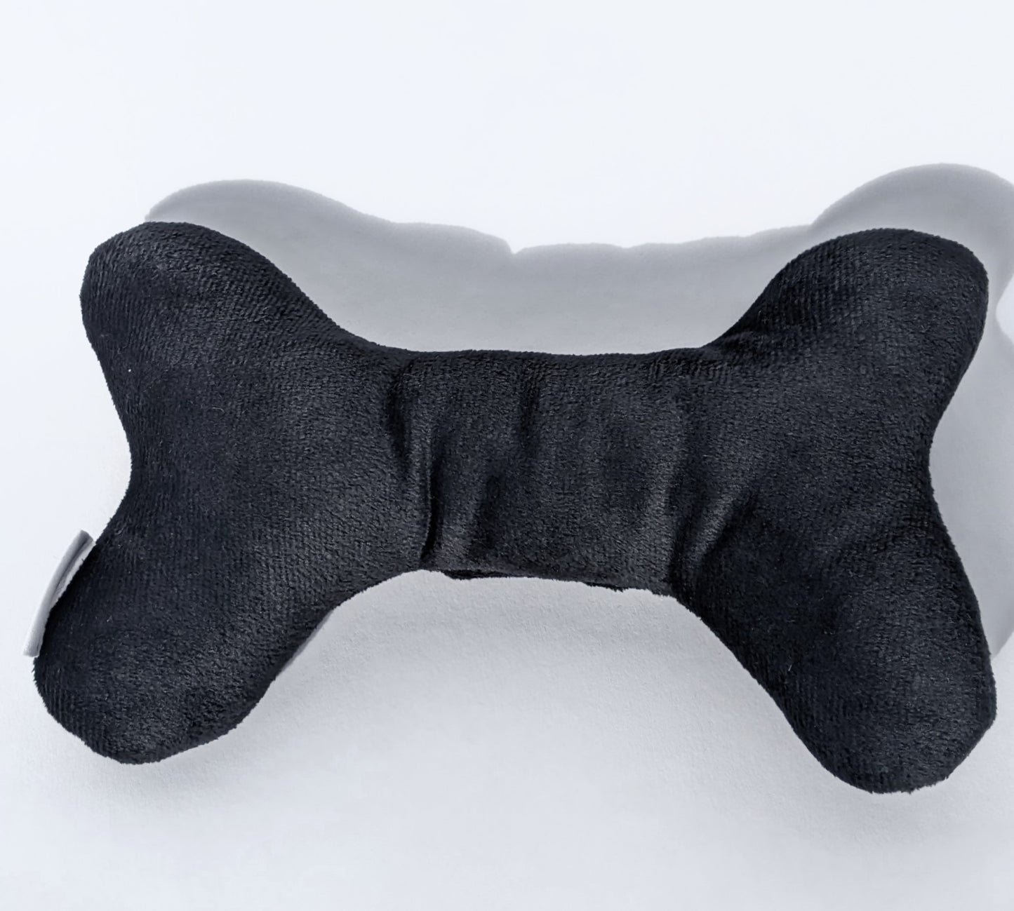 2-in-1 YVES SAINT LE RAWR BLACK PLUSH BONE DOG TOY