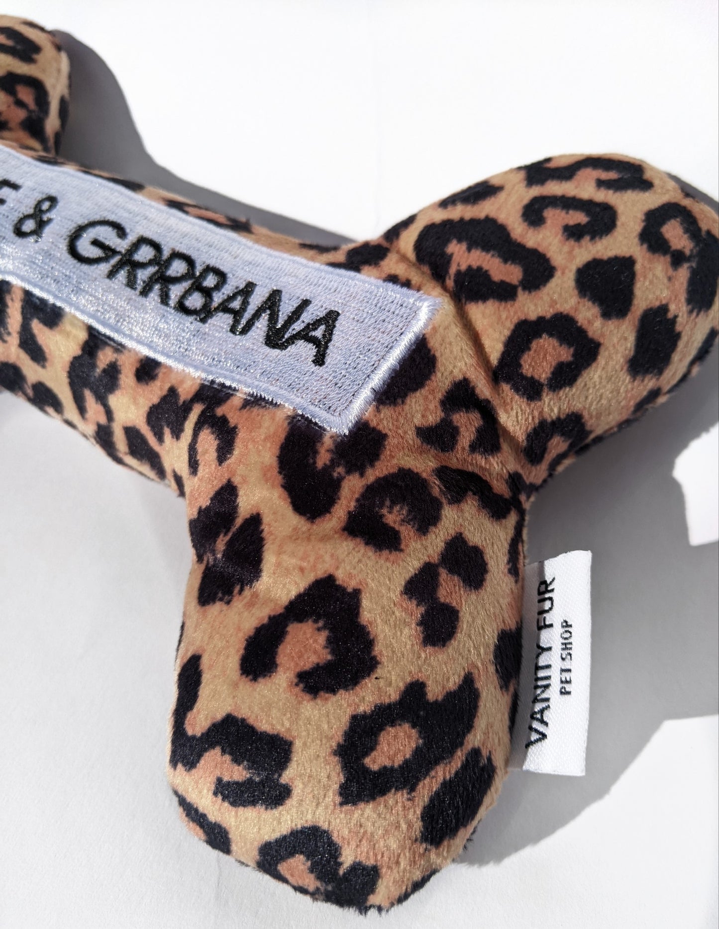 DOGCE & GRRBANA PLUSH BONE DOG TOY